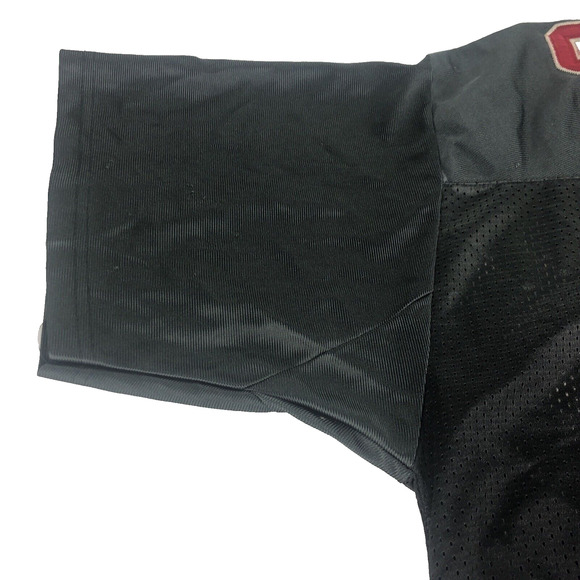 Atlanta Jersey Men's 2XL AOP Shirt Vintage 1990s Gray Red 00 Dio Moda USA Sports - Picture 5 of 16